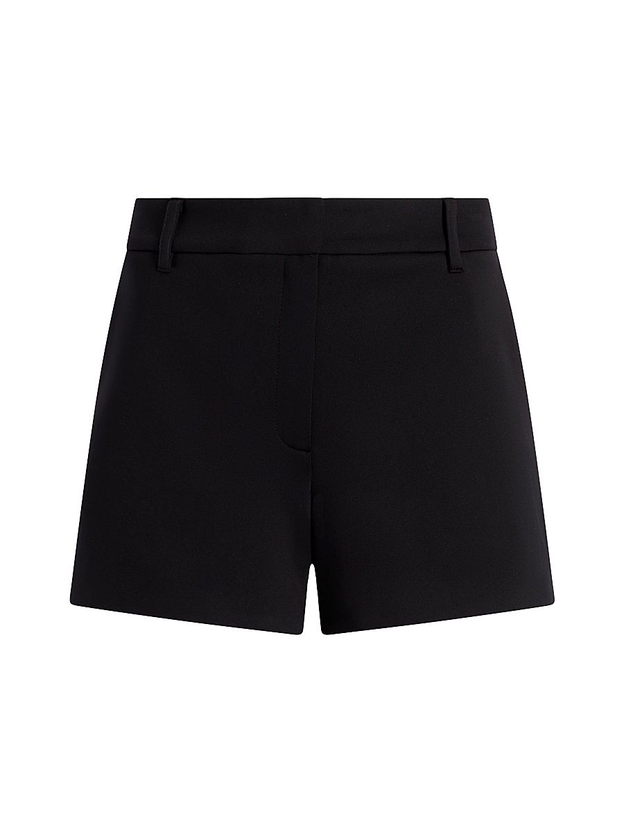 Women's Mid-Rise Shorts - Black - Size Large