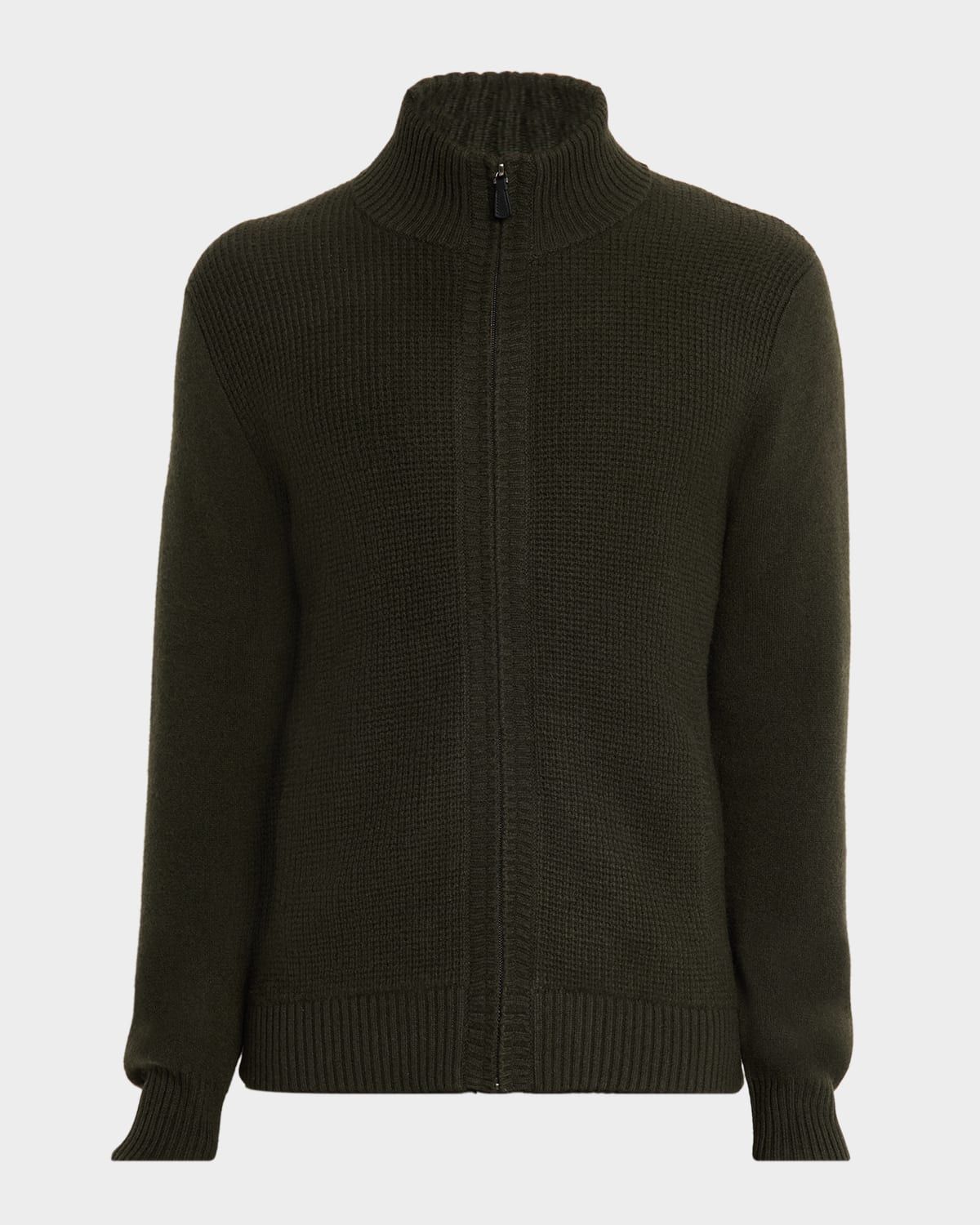 Men & apos;s Cashmere Knit Full-Zip Sweater