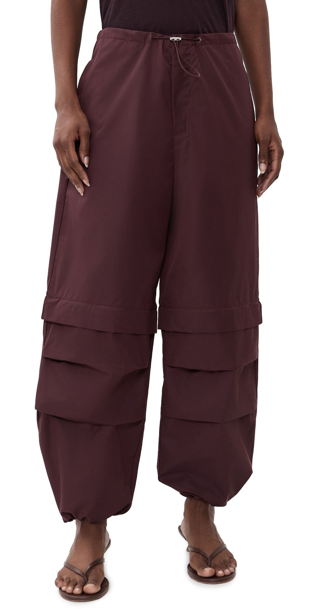 AGOLDE Coulson Parachute Pants Cordovan XL