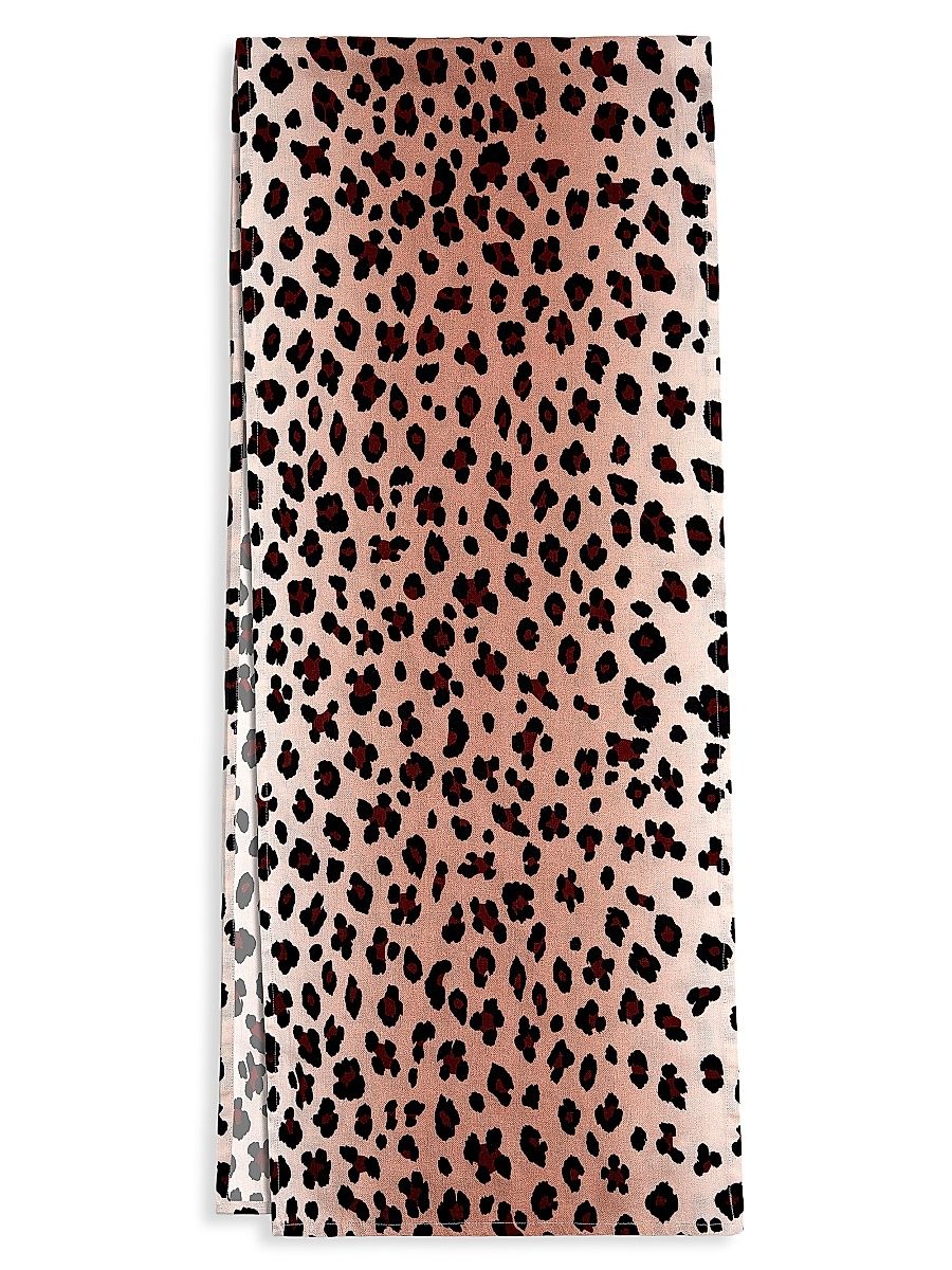 Leopard Linen Sateen Table Runner