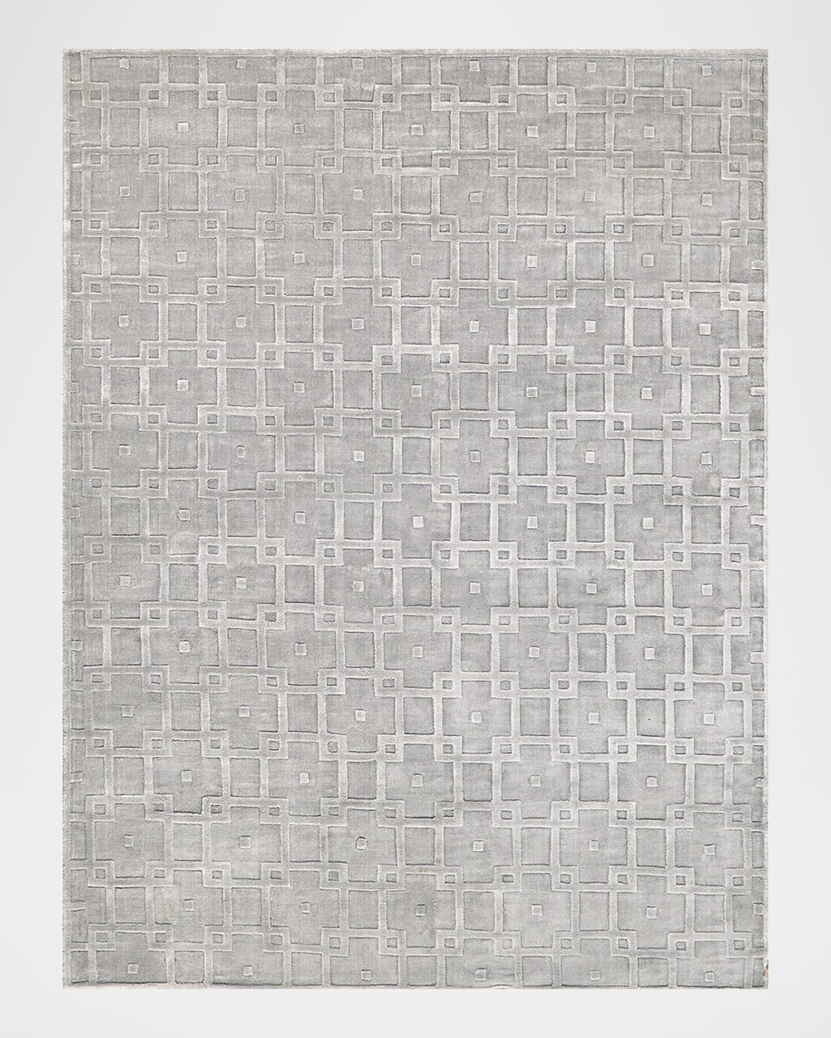 Camora Hand-Loomed Silver Rug