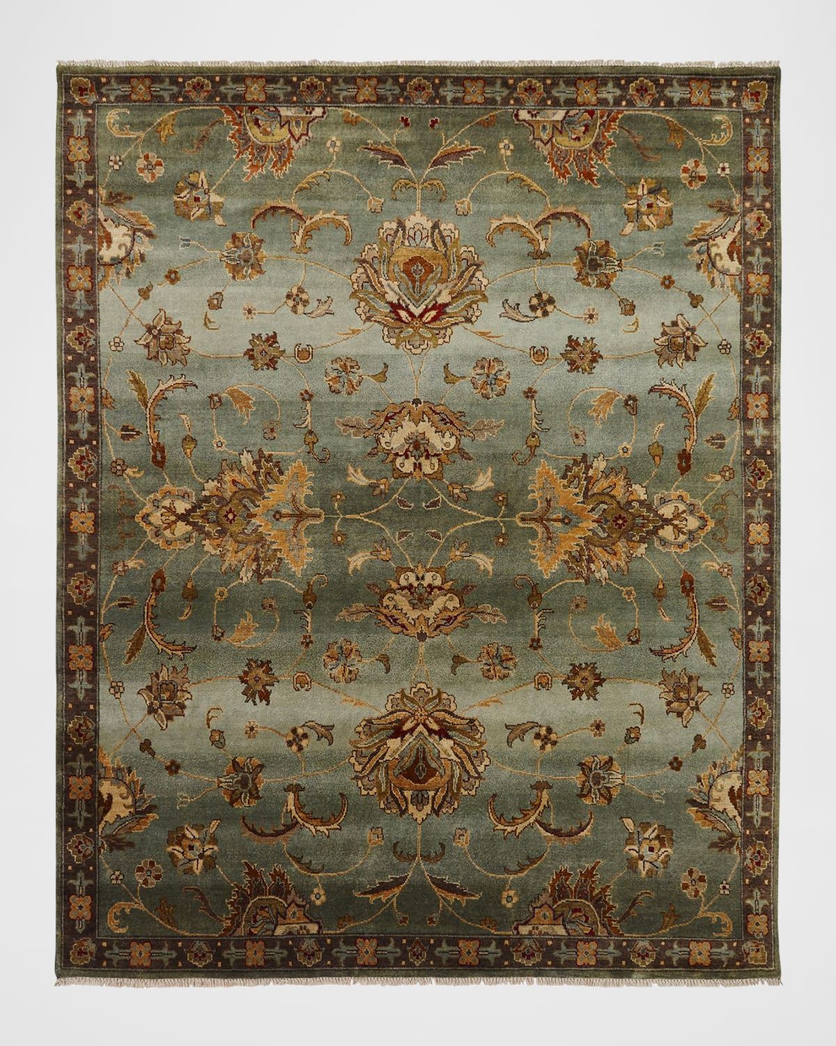 Atlantic Hand Knotted Rug, 12 & apos; x 15 & apos;