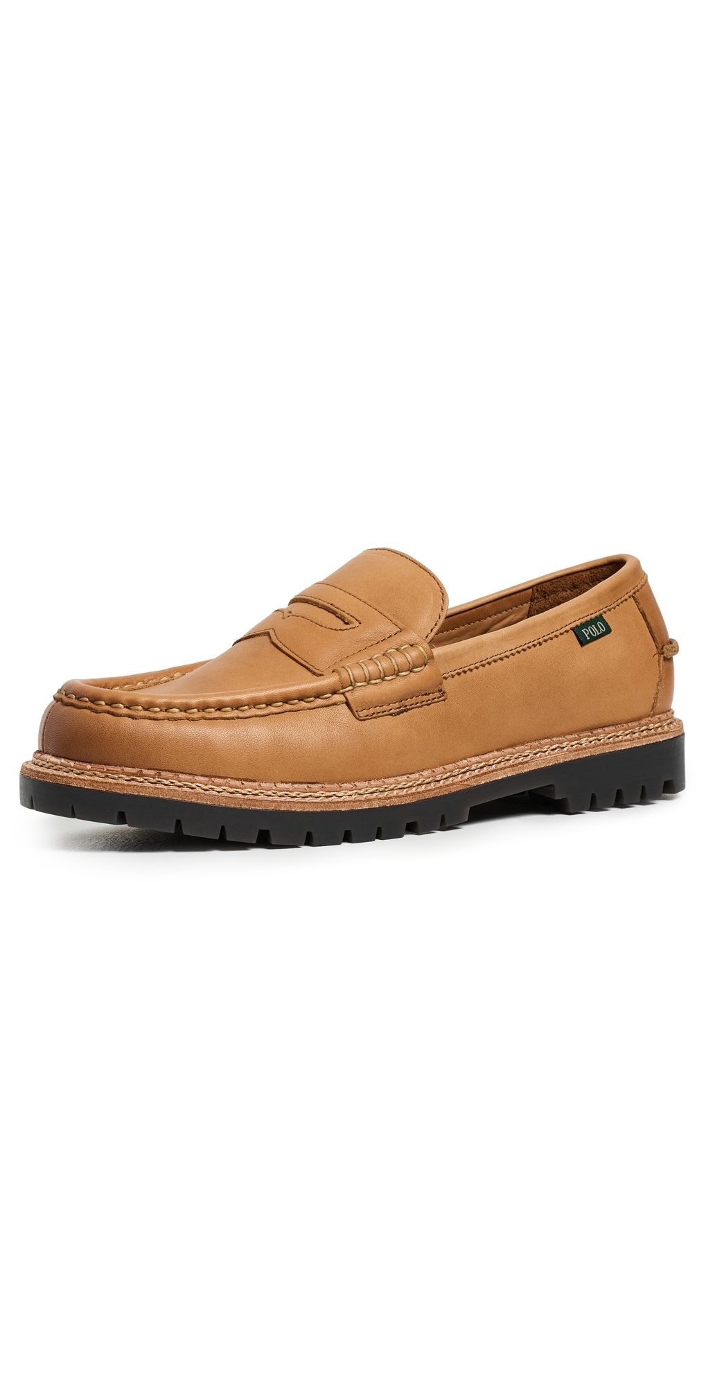 Polo Ralph Lauren Jett Lug Penny Loafers Polo Tan 12