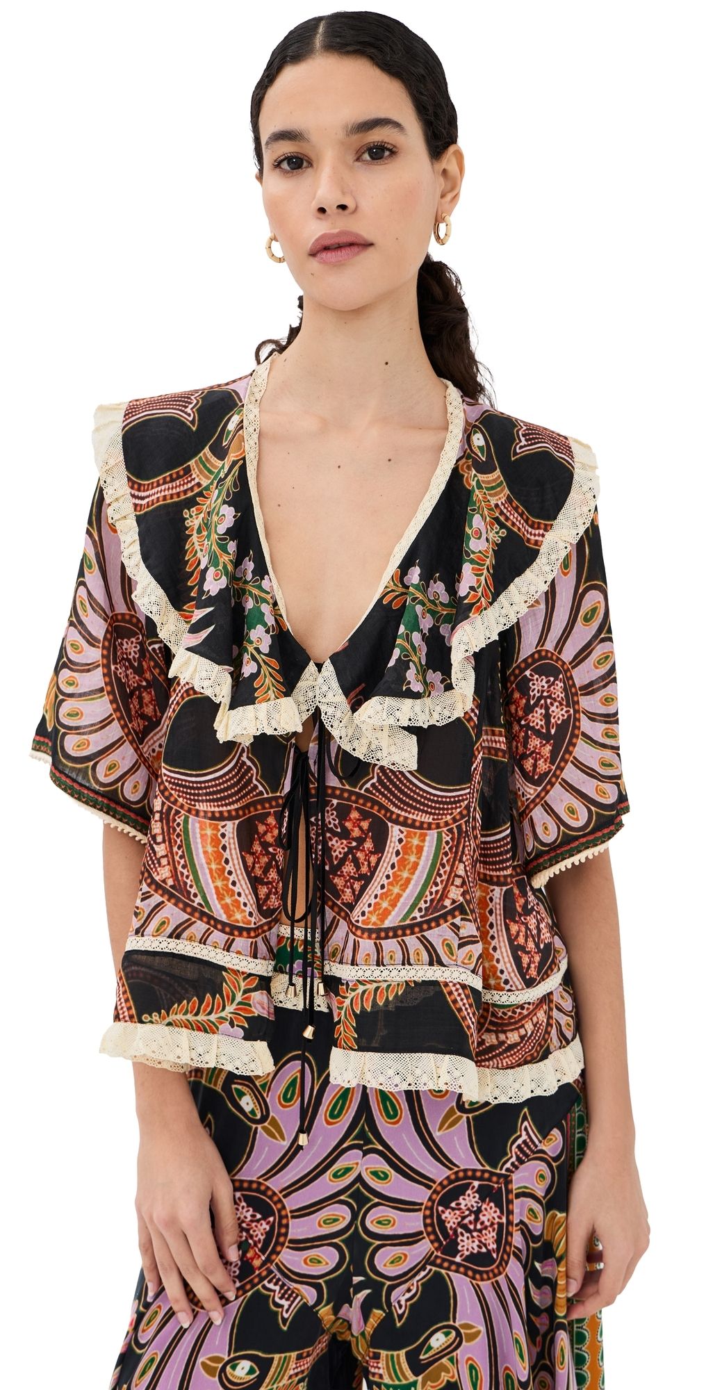 Lug Von Siga Matilda Top Black Multicolor 42