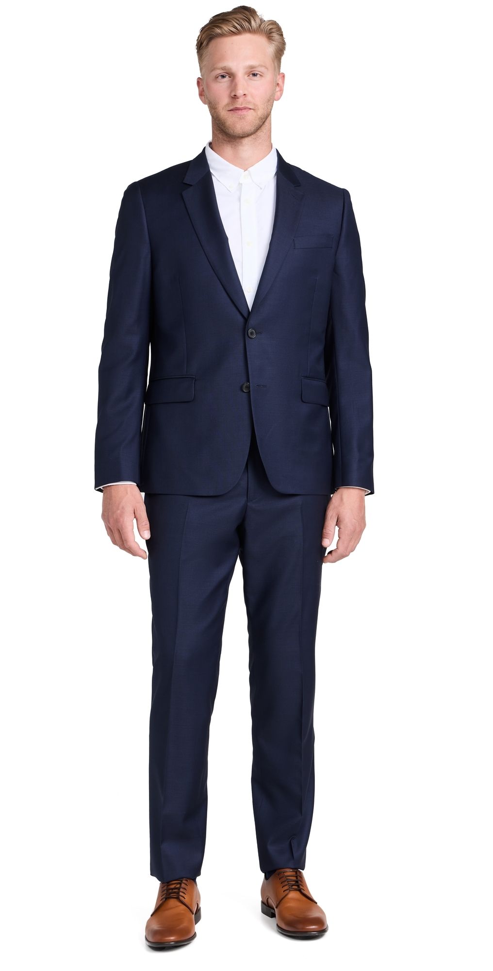 Paul Smith Tailored Fit 2 Button Suit Dark Navy 40R