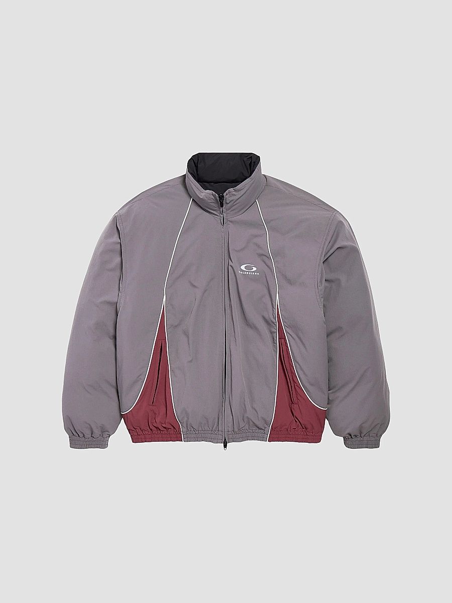 Balenciaga Men's Reversible Tracksuit Jacket - Smoky Purple - Size Medium