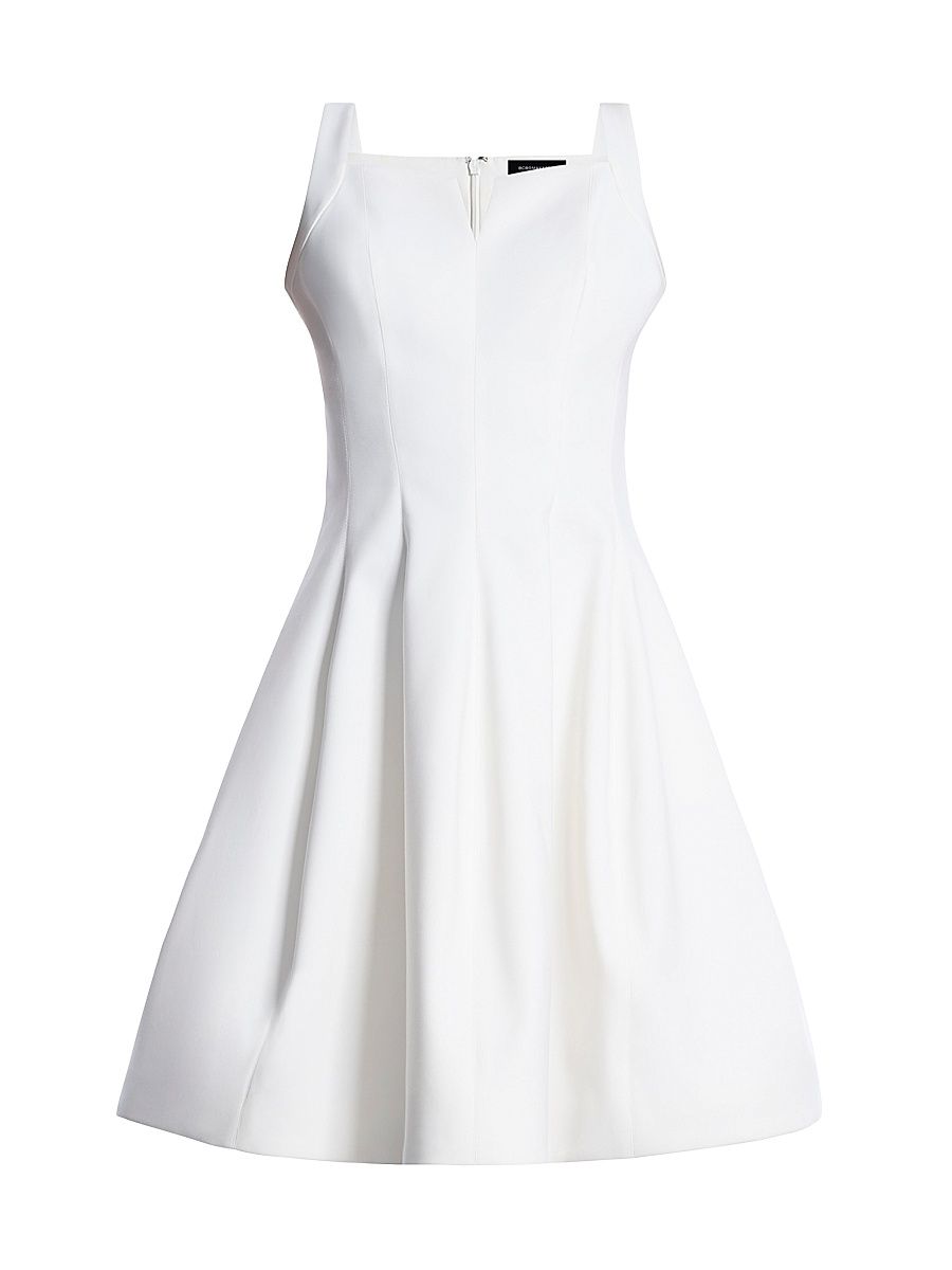 Women's Tulip Square Neck Knee-Length Dress - Chalk - Size 6