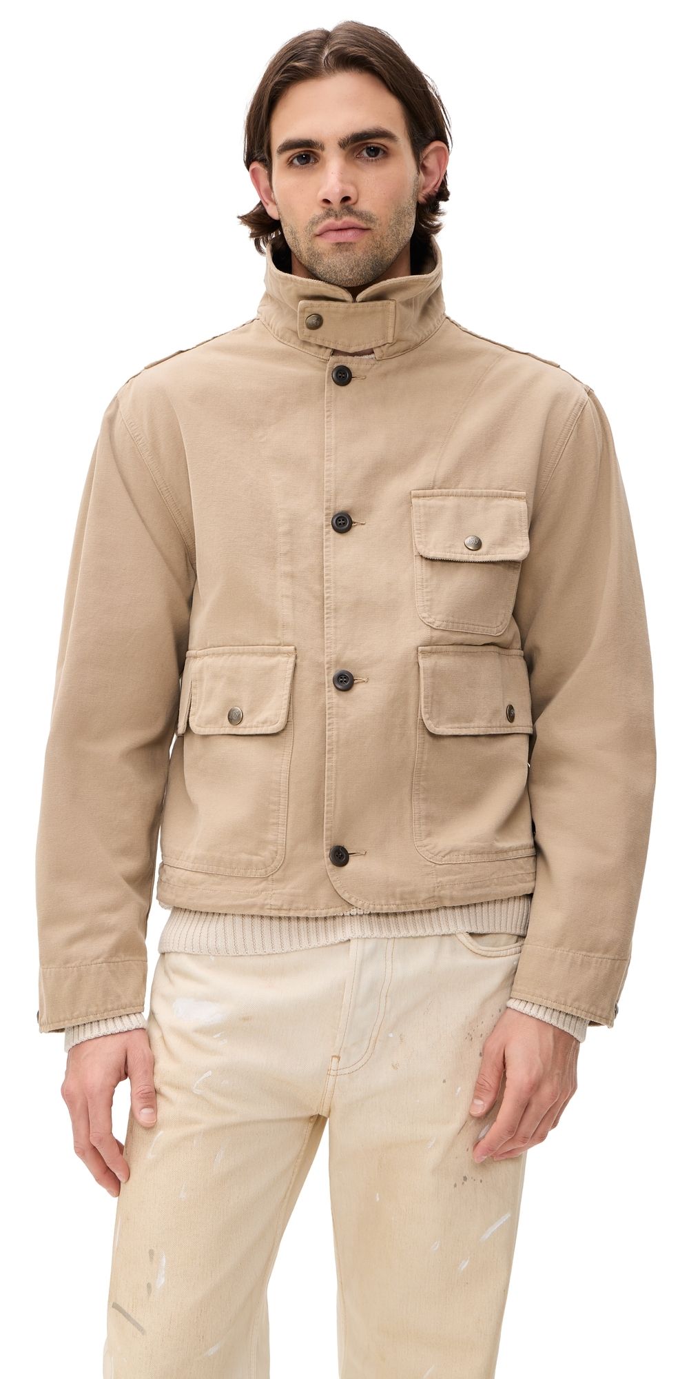 Knickerbocker Catskills Canvas Coat Khaki M