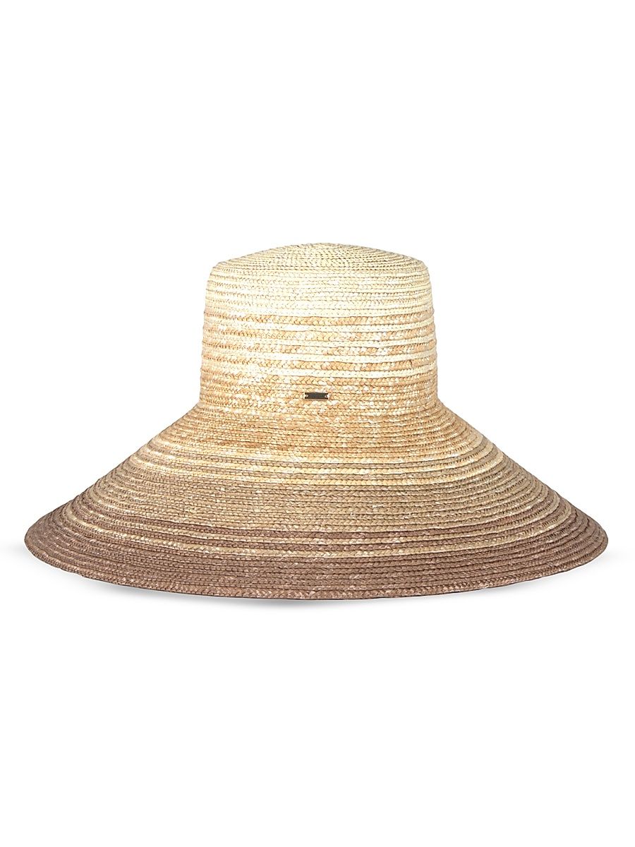 Women's Mirabel Ombré Straw Sun Hat - Neutral Multi
