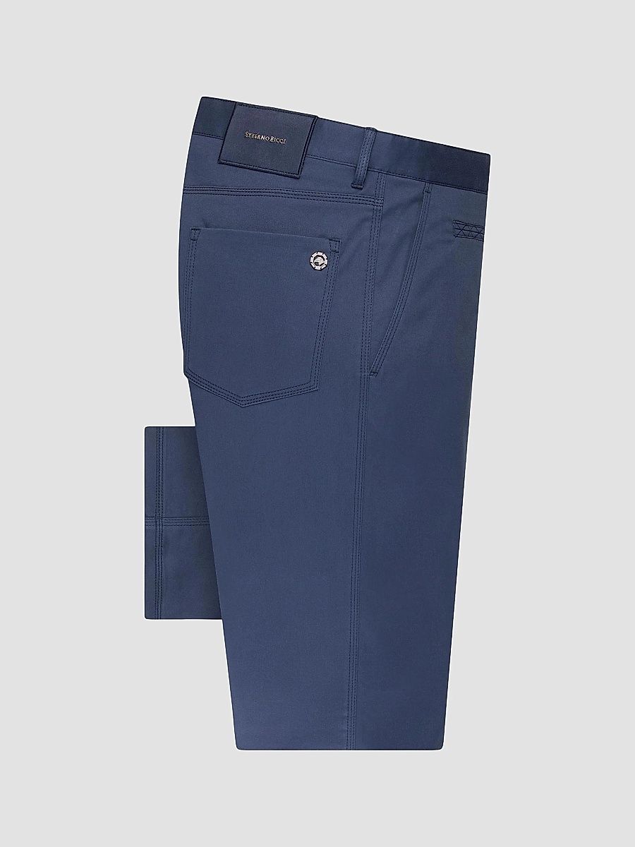 Stefano Ricci Men's Casual Trousers - Blue Denim - Size 42