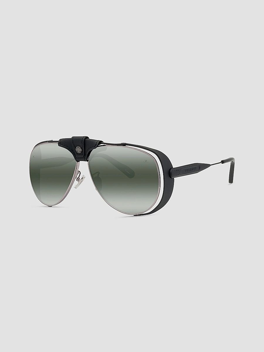 Vuarnet Men's Arctic 01 61MM Pilot Sunglasses - Black Ruthenium