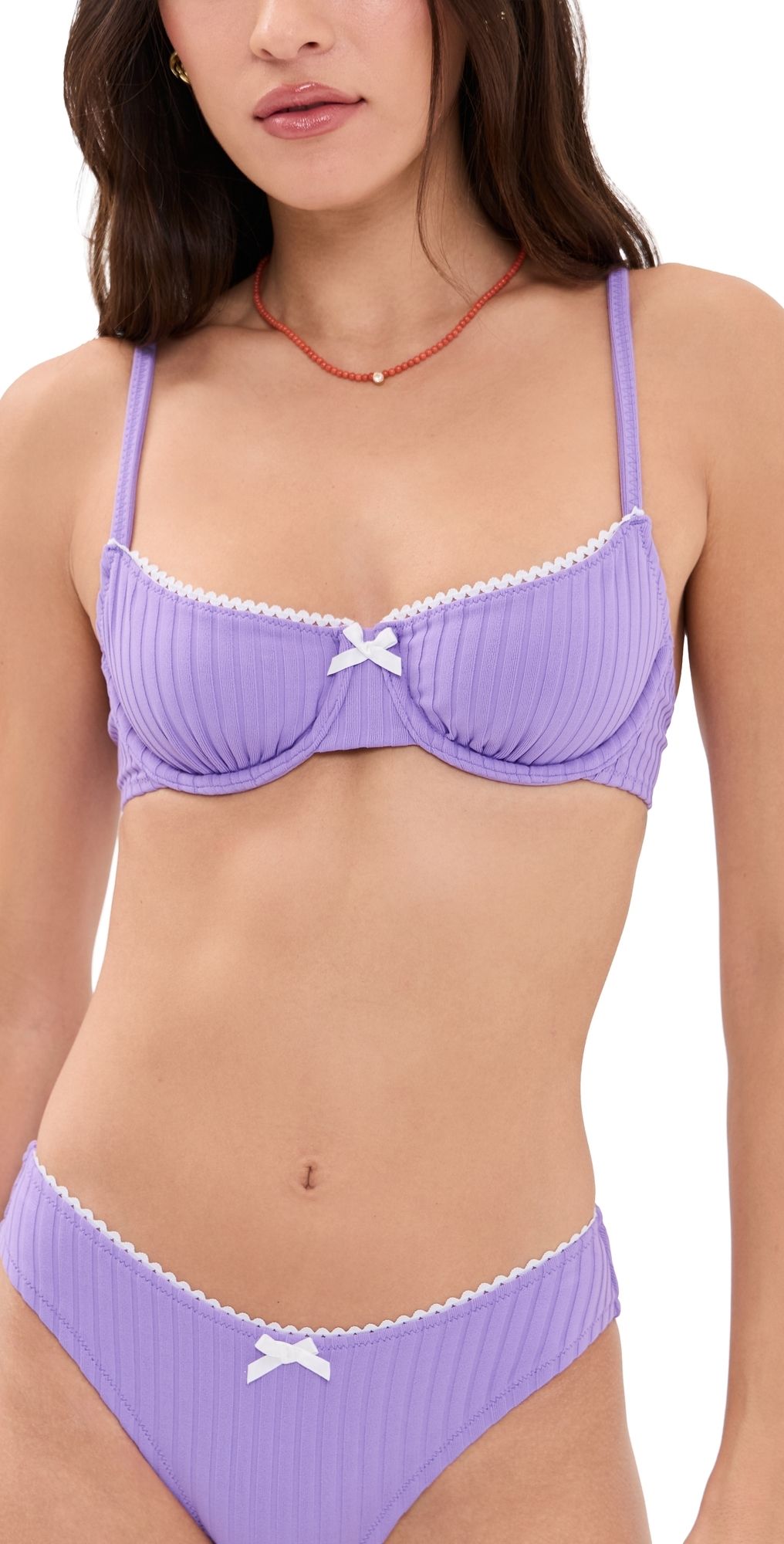 Solid & Striped The Daphne Bikini Top Ultra Violet S