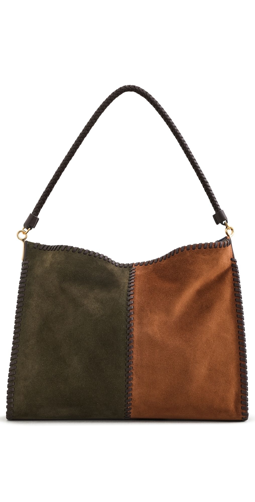 Veronica Beard Colorblock Vida Bag Cypress Multi One Size