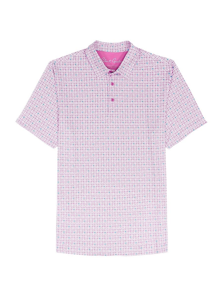 Men's Tilford Printed Logo Polo Shirt - Size XXXL