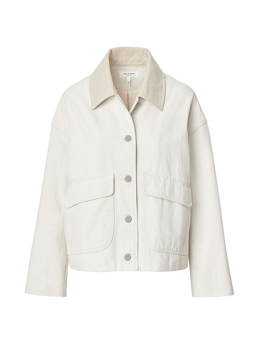 Women's Natalia Denim Jacket - Two Tone Stone - Size Medium