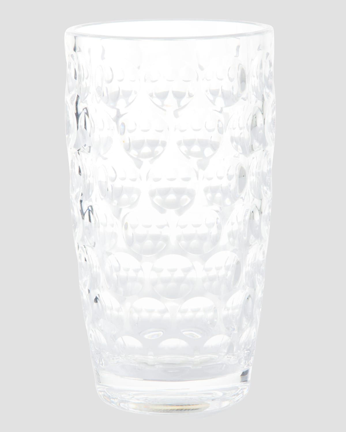 Lente Acrylic Highball Glass, Clear