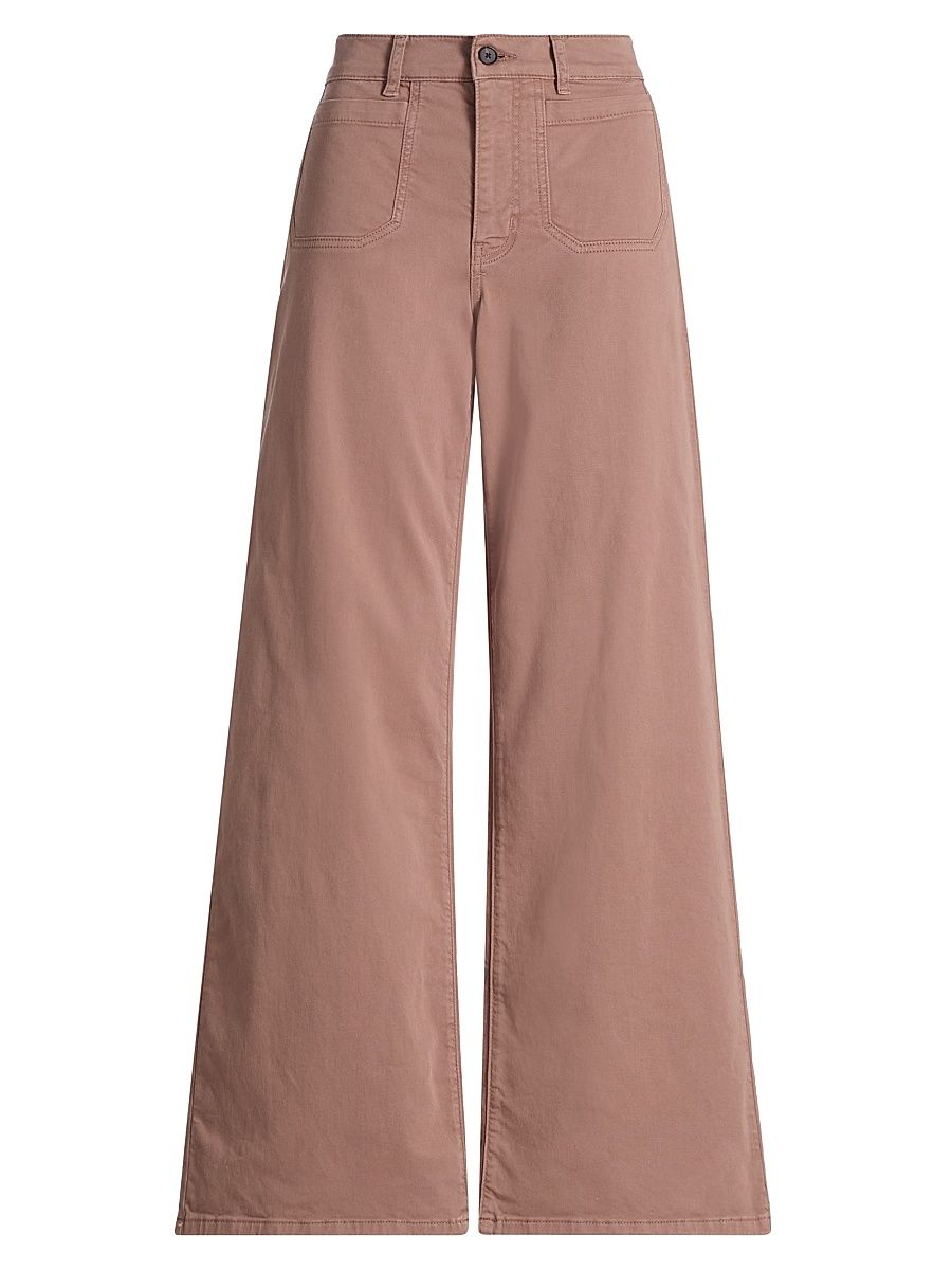 Women's Le Slim Palazzo Modernist Trousers - Mauve - Size 31