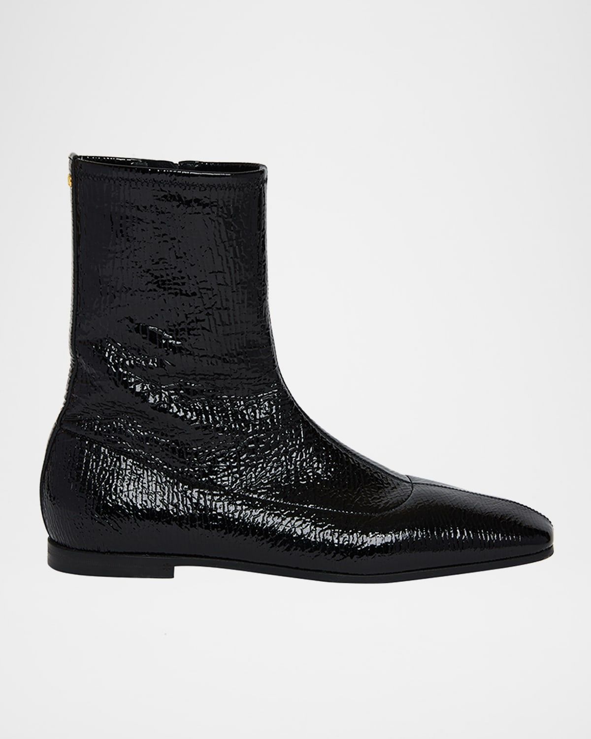 Men & apos;s Glovely Patent Zip Ankle Boots