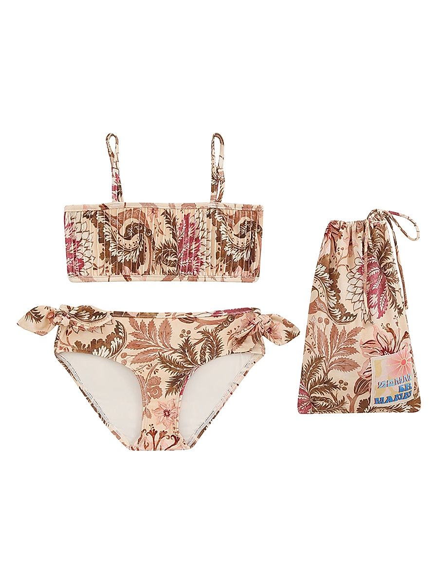 Baby's, Little Girl's & Girl's Daylight Pintuck Bikini - Stamp - Size 12