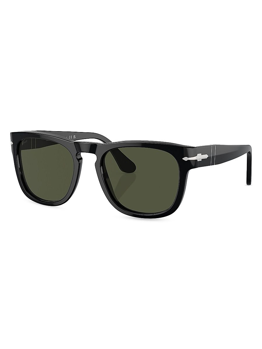 Men's 54MM Elio Square Sunglasses - Black