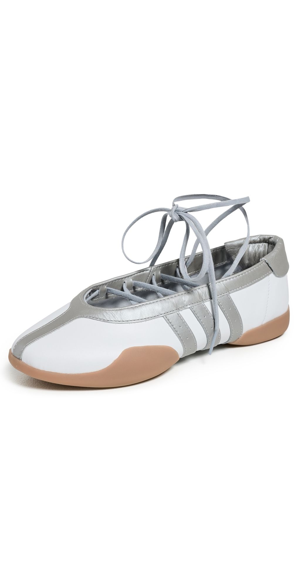 adidas Taekwondo Mei Ballet Shoes Ftwr White/Silver Met/Gum 3 9.5