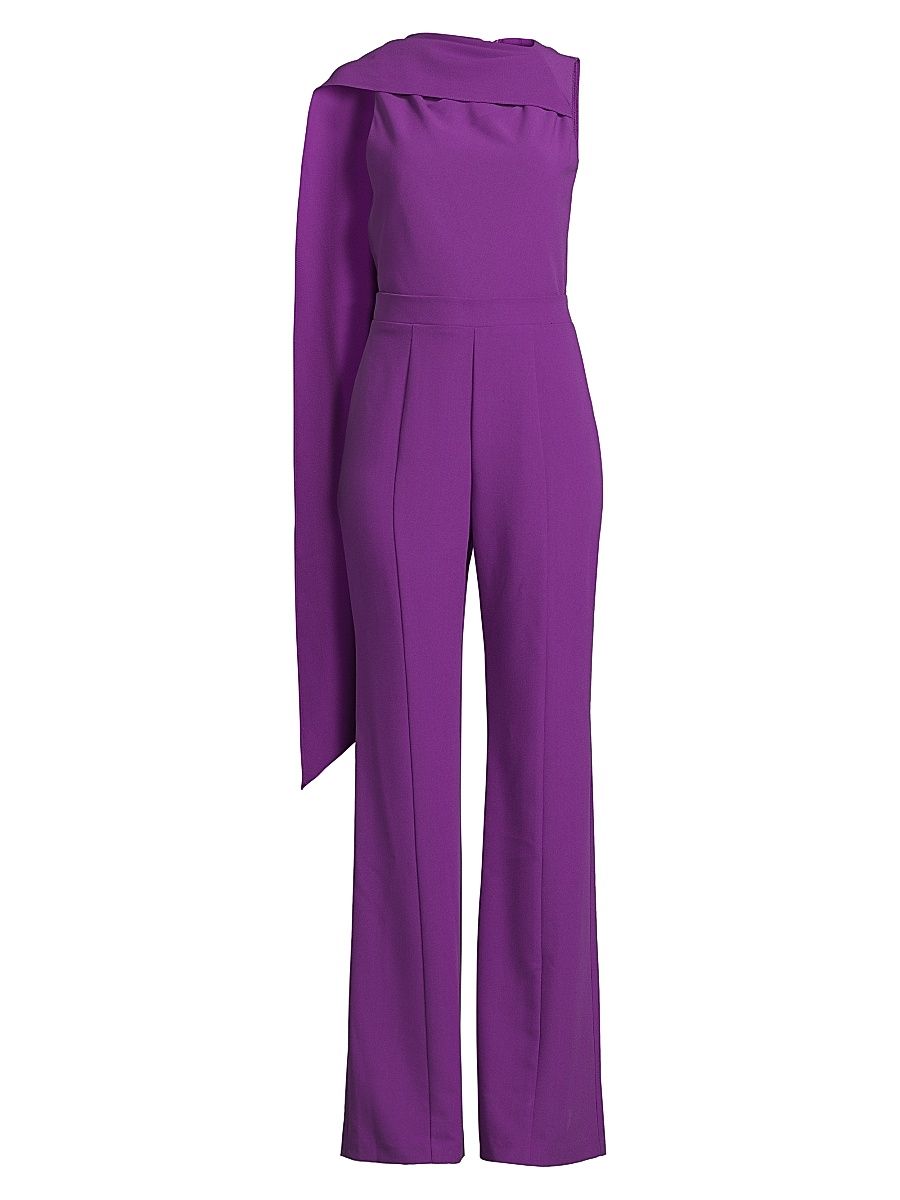 Women's Enola Scarf Sleeveless Jumpsuit - Purple - Size 6