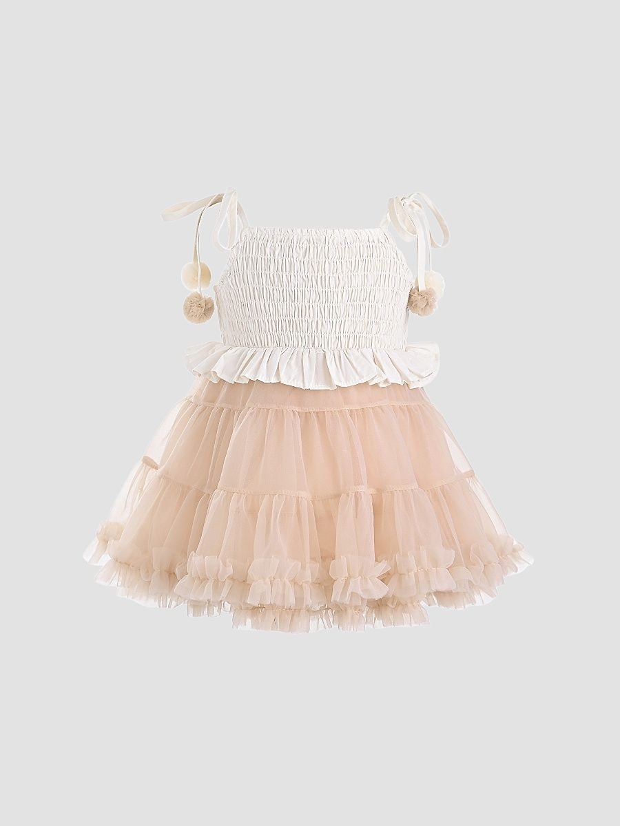 Baby Girl's & Little Girl's Nerina Dress - Beige - Size 12 Months