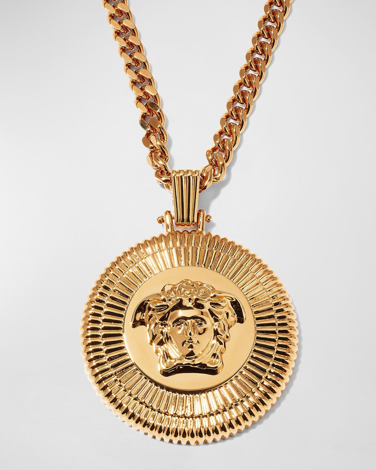 Men & apos;s Medusa Biggie Pendant Necklace, 20"L