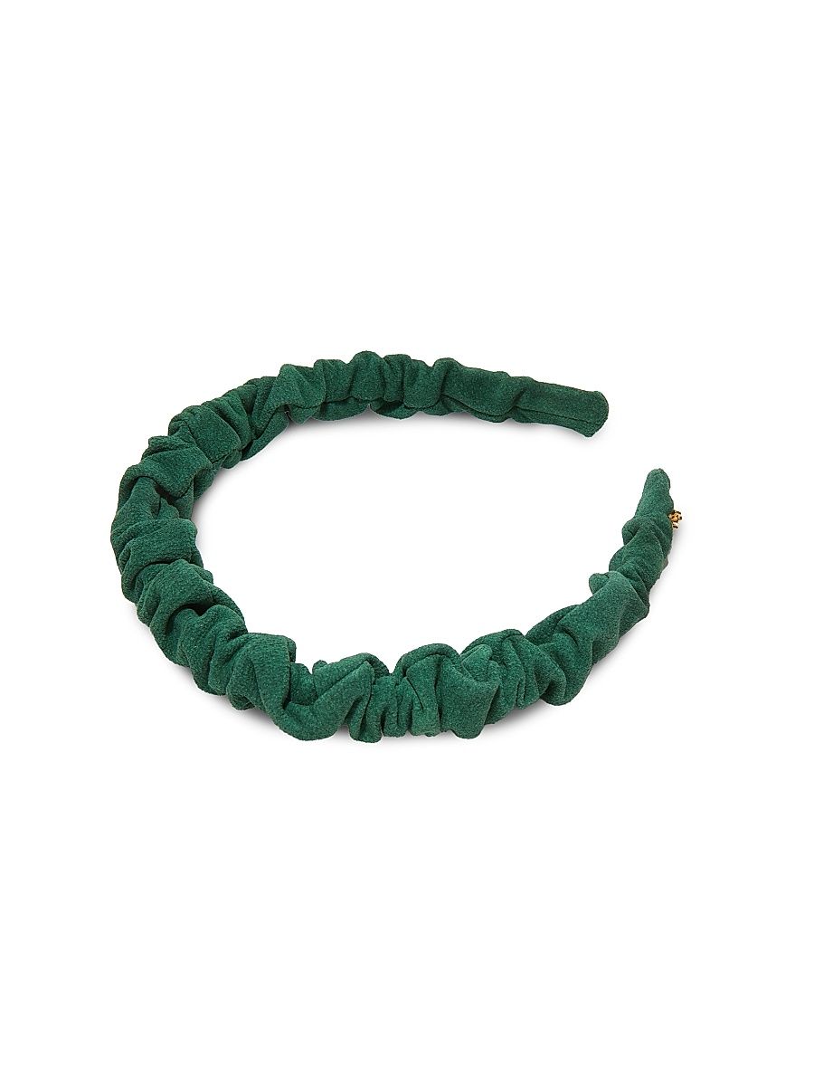 Women's Jessie Slim Scrunchie Headband - Evergreen