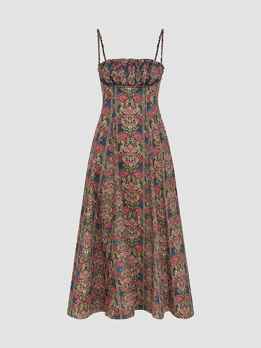 Women's The Maisie Dress - Stowell Medallion Stripe - Size XXXS