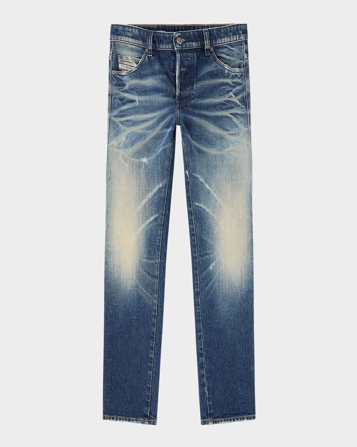 Men & apos;s D-1993 d-vyl l32 DNA Wash Straight-Leg Jeans
