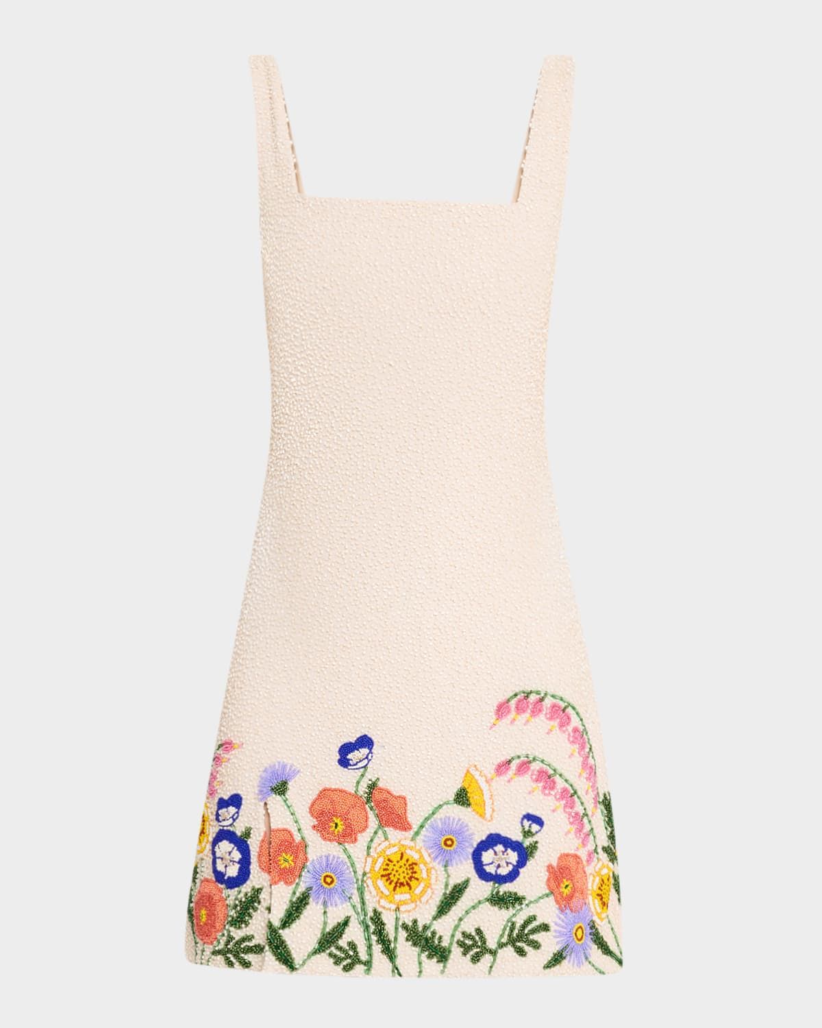 Le Sable Hand-Beaded Mini Dress