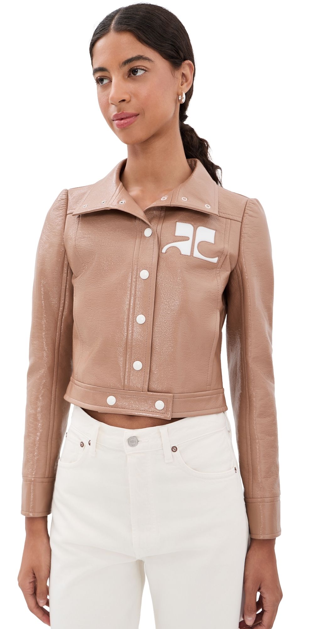 Courrèges Vinyl Reedition Jacket Bronzer 40