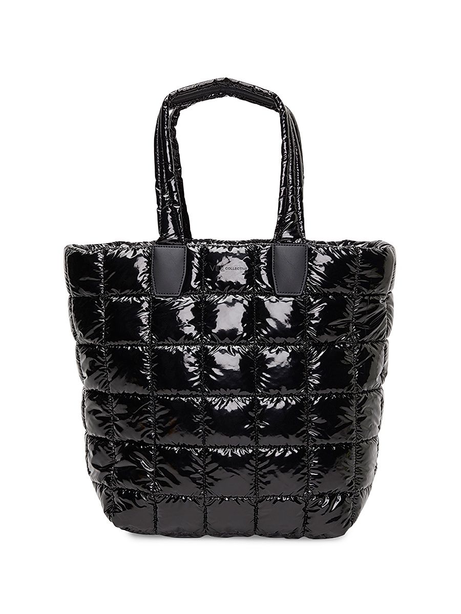 Women's Porter Quilted Tote Bag - Black