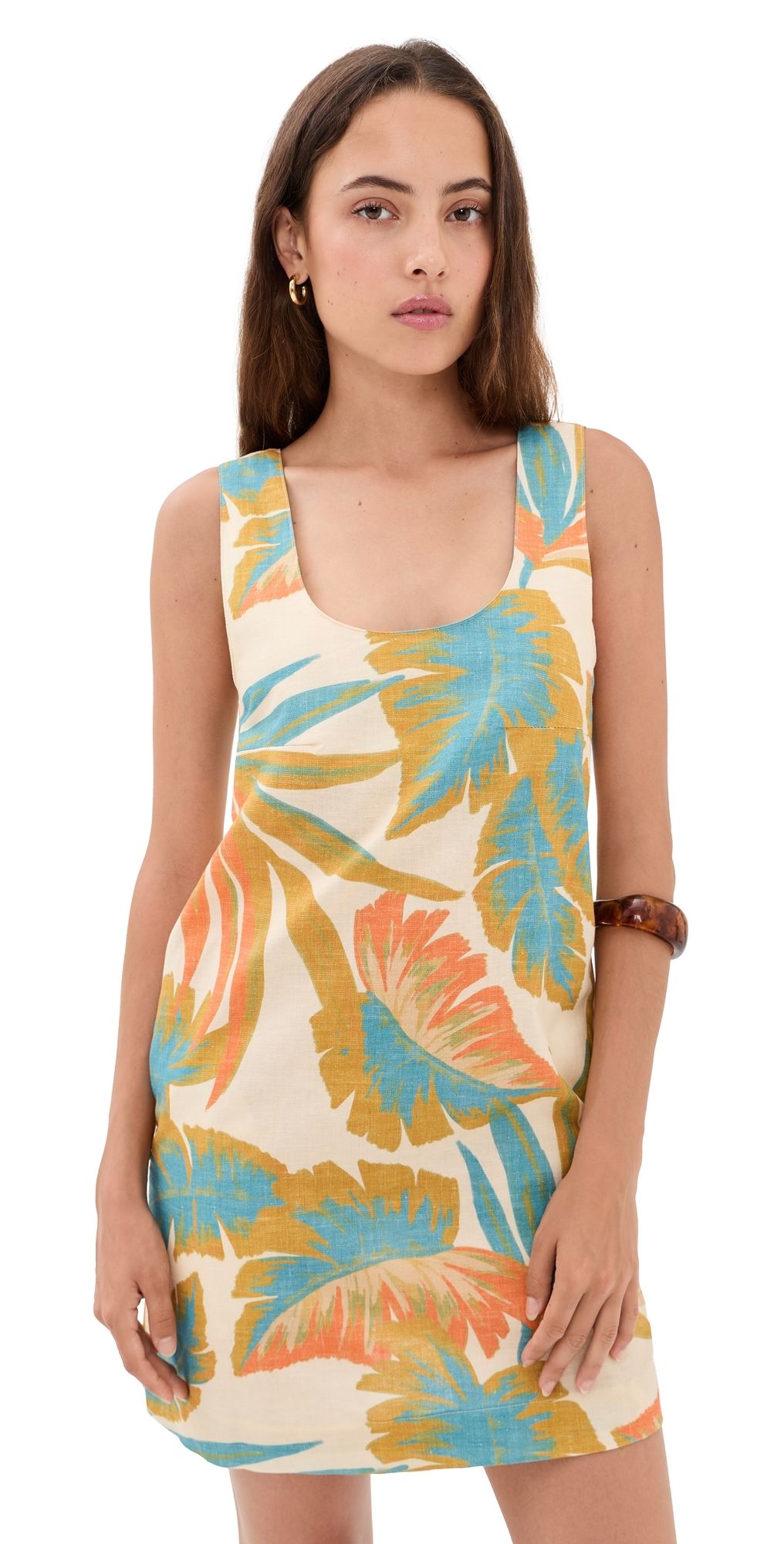Little Lies Aurora Tieback Dress Print L