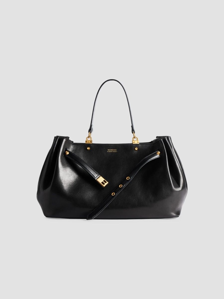 Balenciaga Women's Fan Carry All Tote Bag - Black
