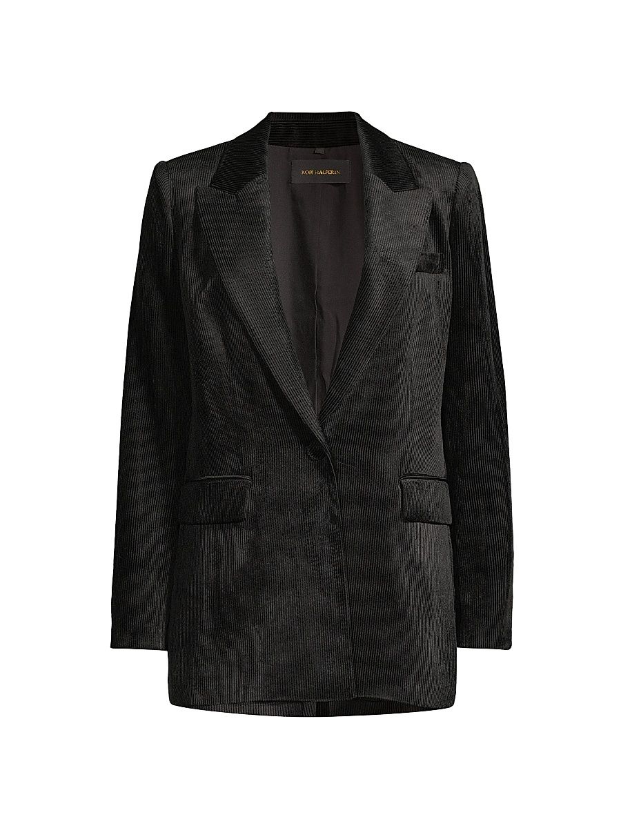 Women's Arlene Tailored Jacket - Black - Size Large