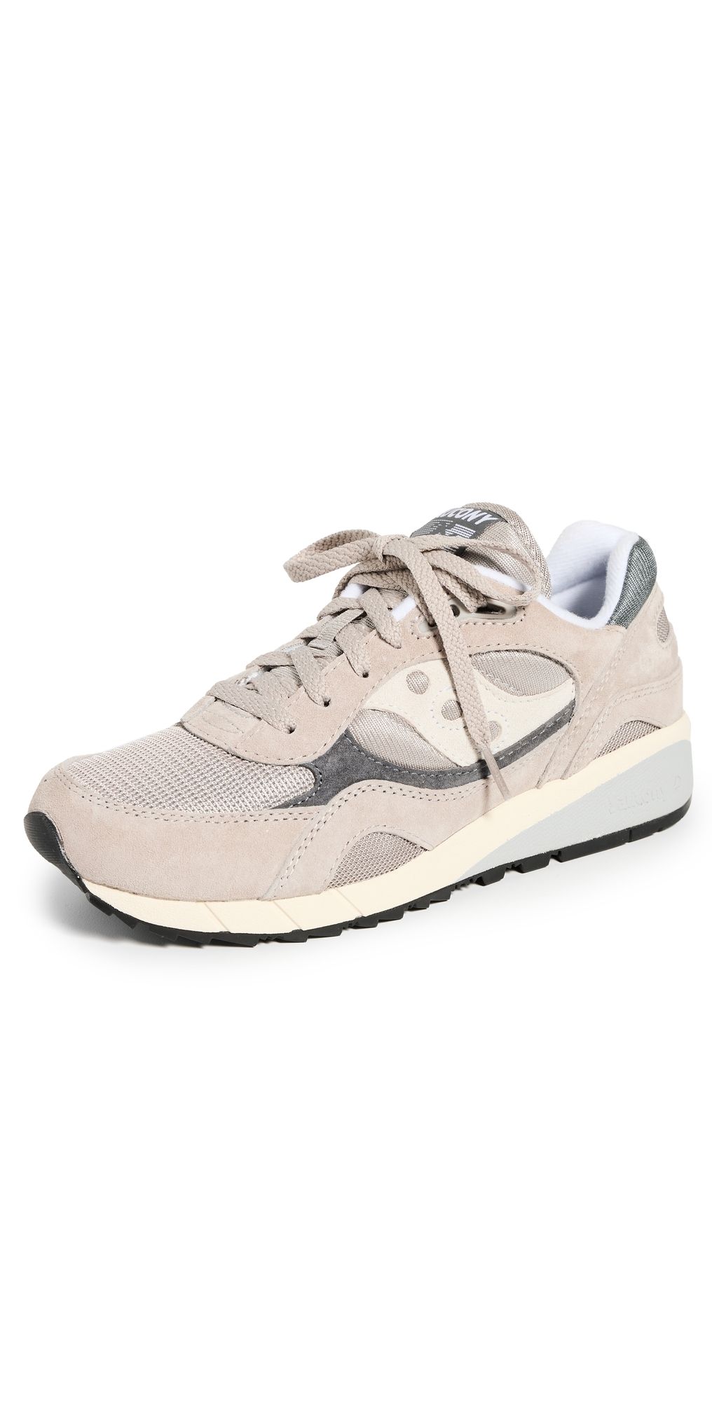 Saucony Shadow 6000 Unisex Sneakers Grey/Grey M 4/ W 5.5