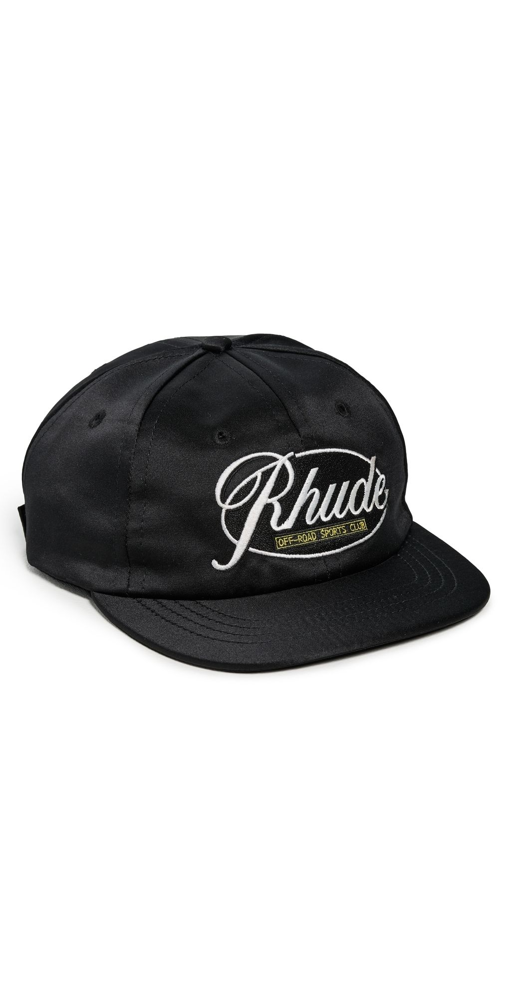Rhude Rhude Sports Club Curved Brim Hat Black One Size