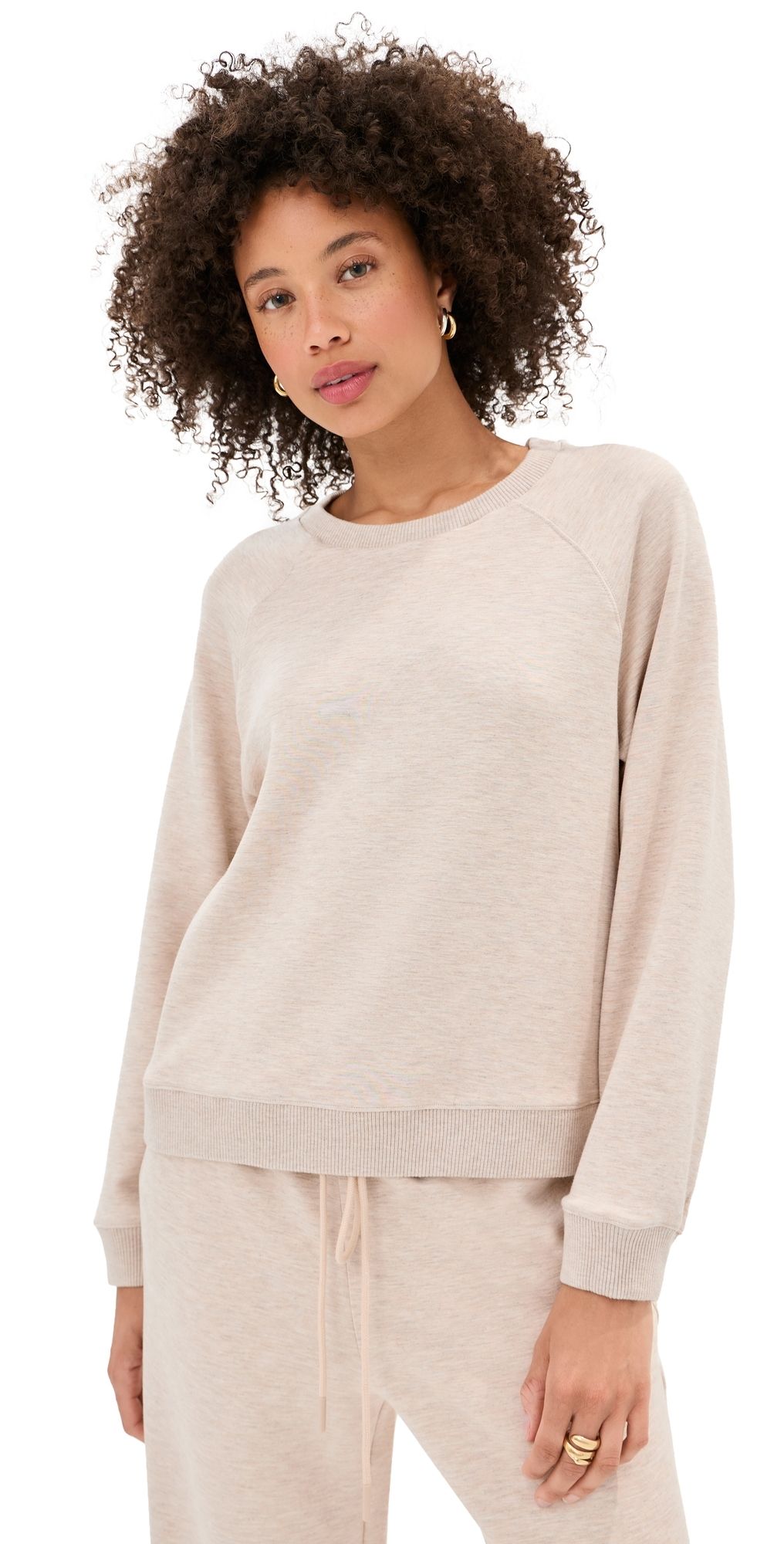LE BOP Helene Sweatshirt Heathered Oat XL