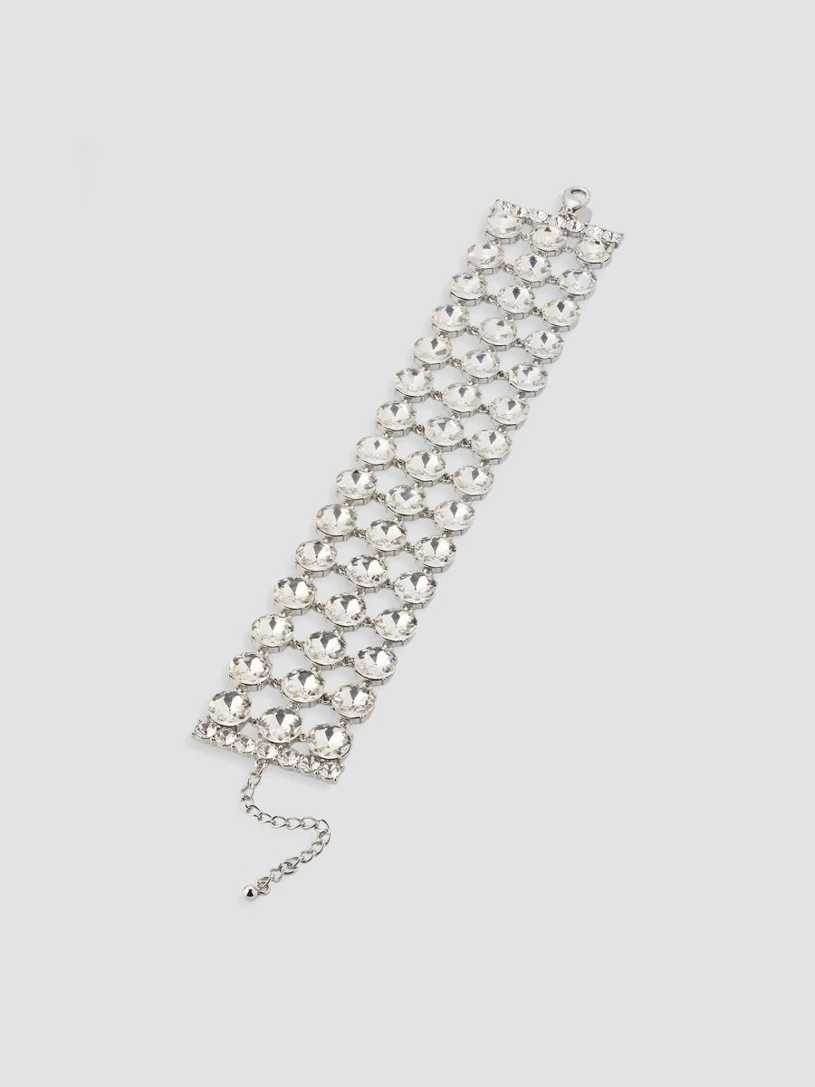 Kenneth Jay Lane Women's Rhodium-Plated & Crystal Choker - Crystal