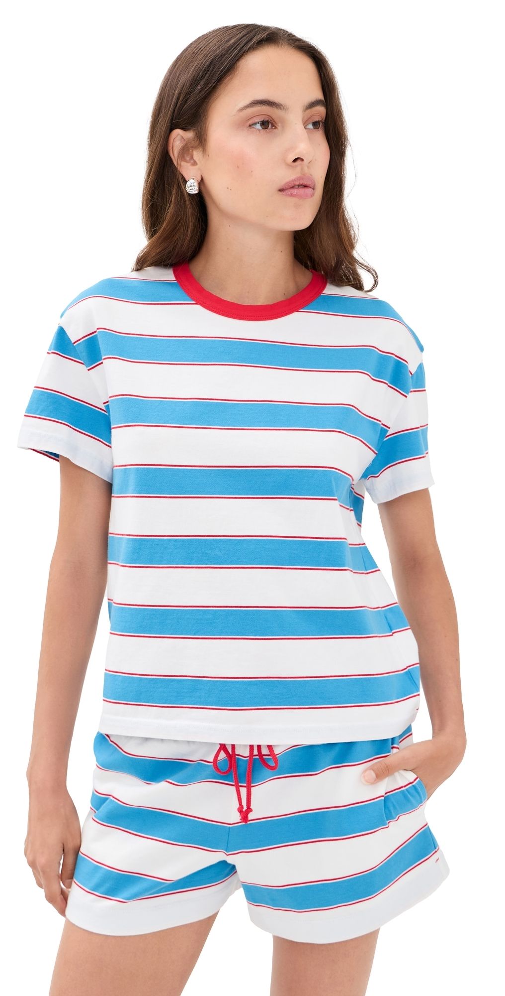 XIRENA Carter Tee Freshwater Stripe L