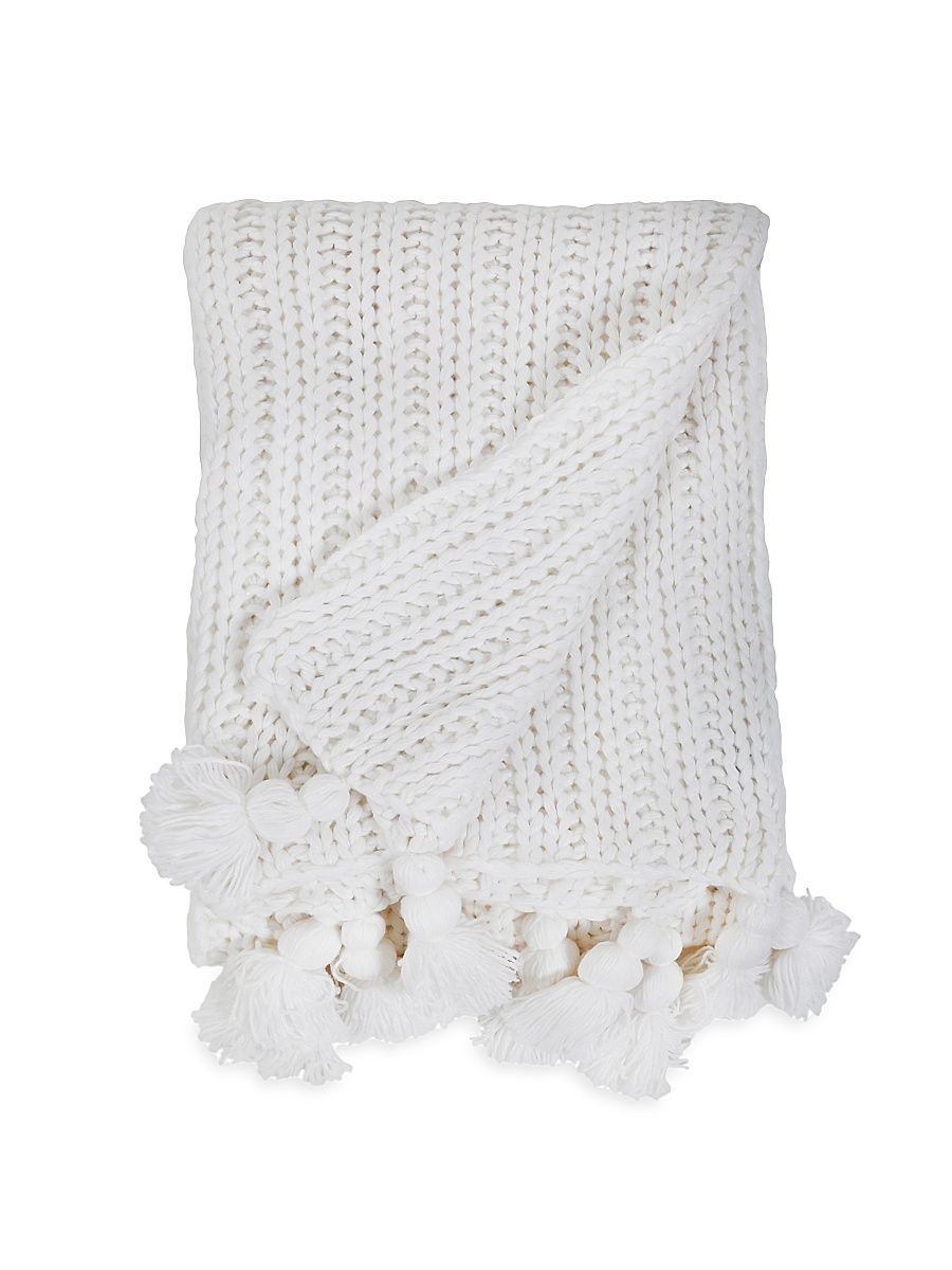Anacapa Oversized Throw Blanket - White