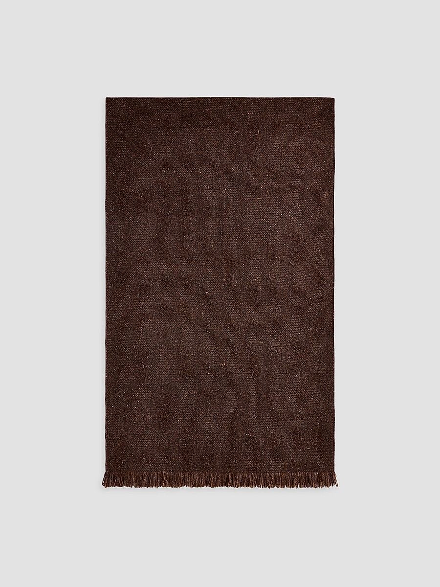 Ralph Lauren Collection Women's Wool-Blend Donegal Tweed Fringe Scarf - Brown Multi