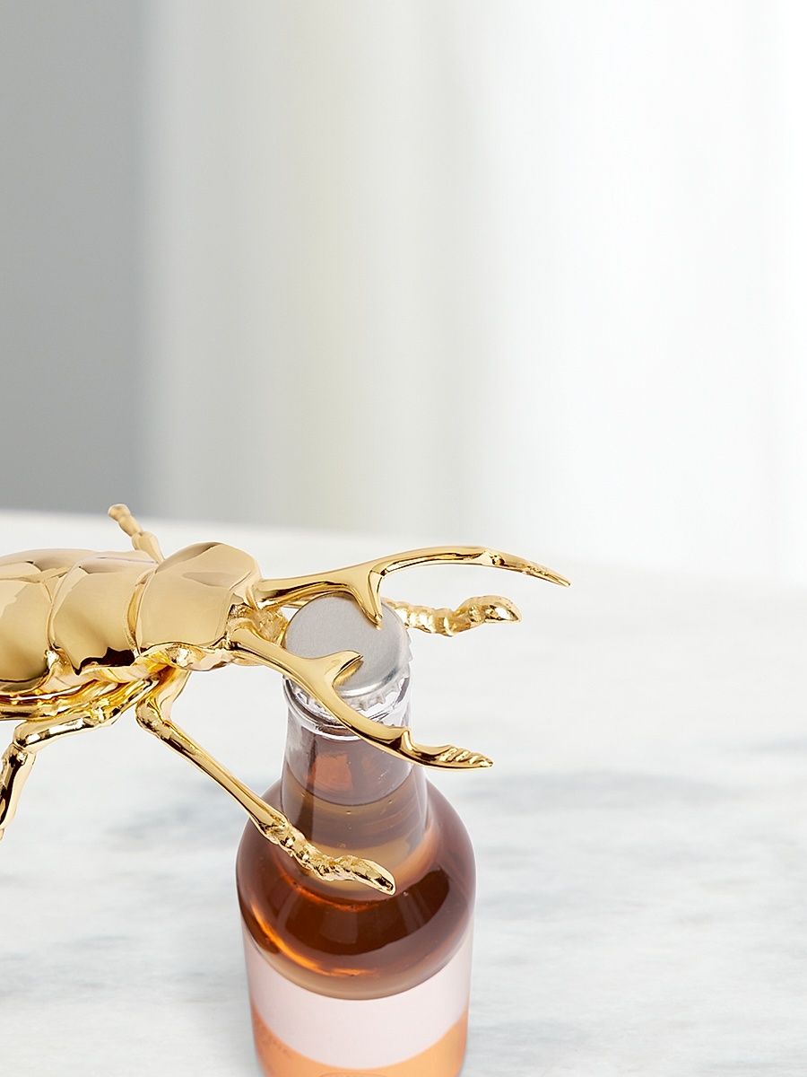 24K-Gold-Plated Longhorn Bottle Opener - Gold