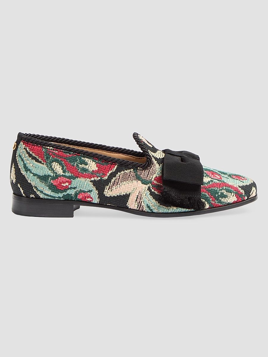 Men's Bowow Loafers in Jacquard Fabric - Multicolored - Size 12