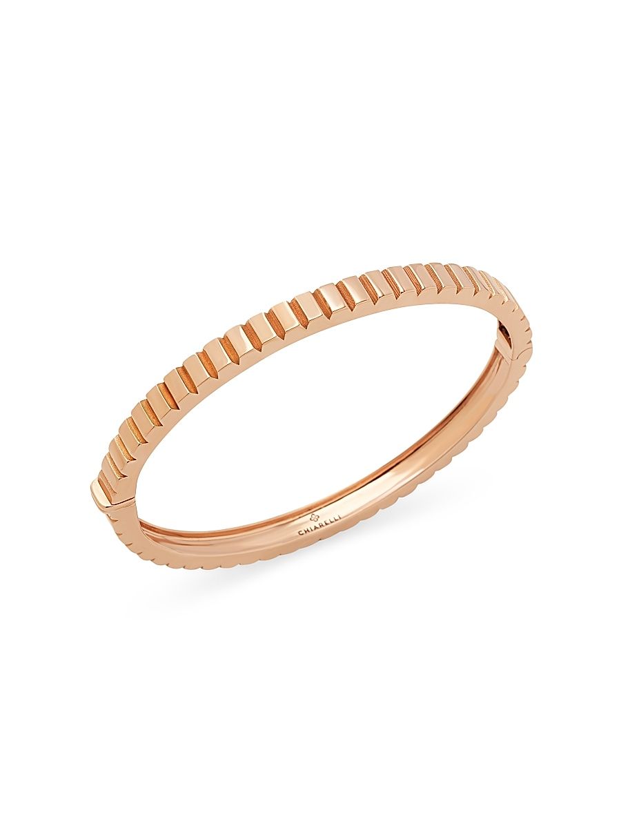 Women's Riflessi 18K Rose Gold Bangle - Rose Gold