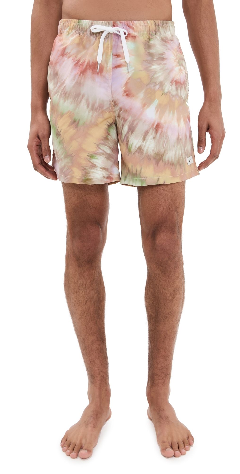 Bather Calypso Swirl Swim Trunks 5 Orange XL