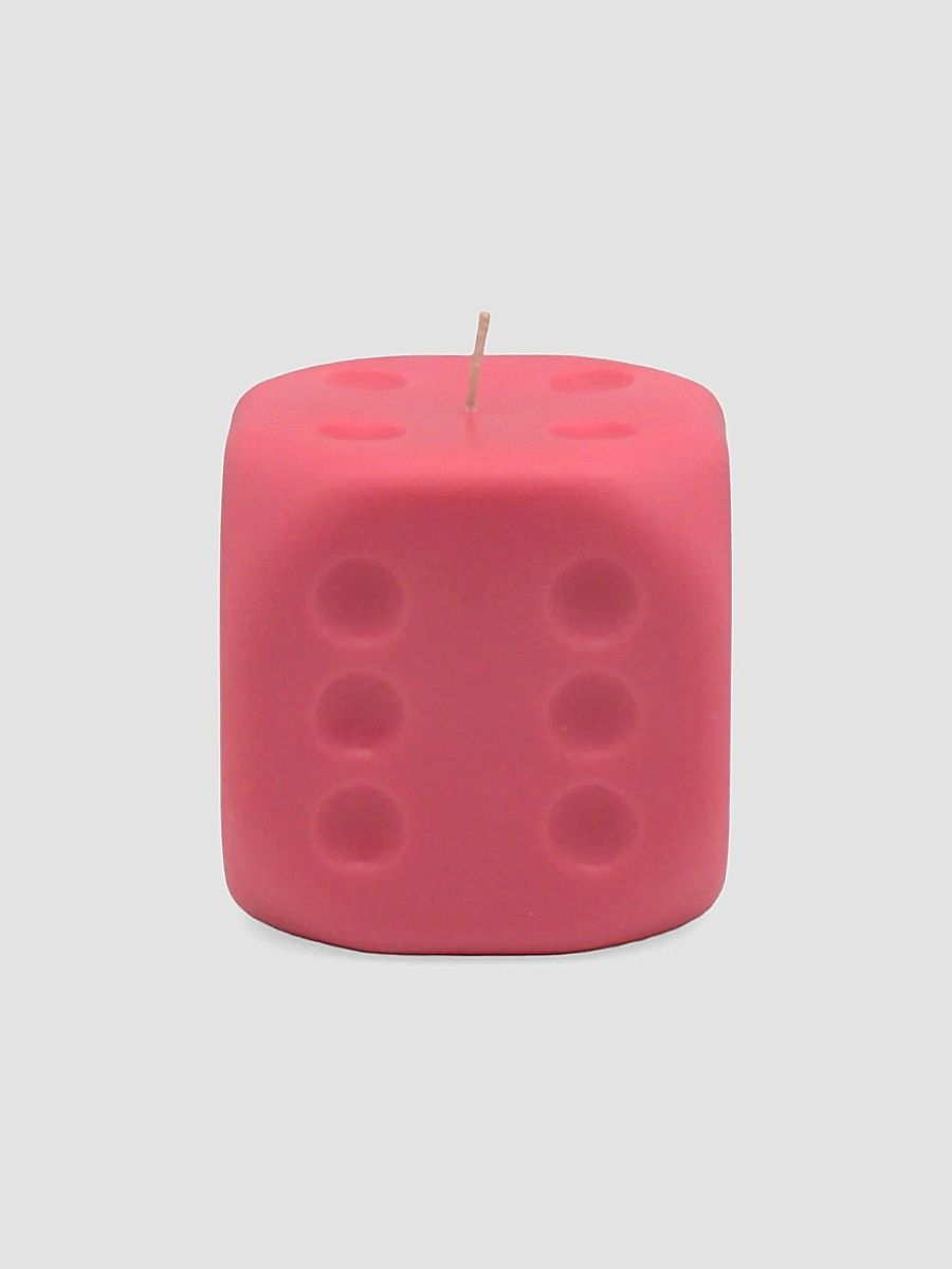 Shake The Dice Candle - Pink