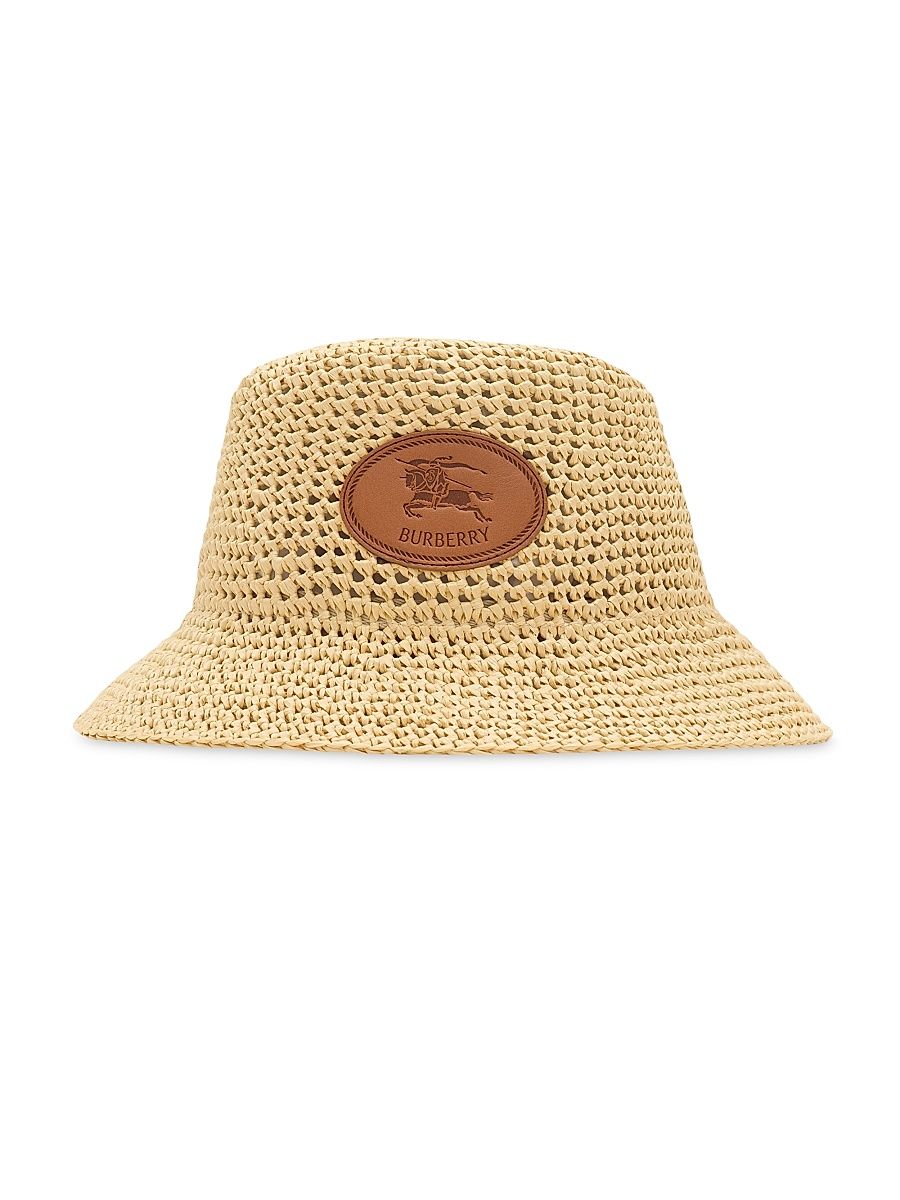 Women's EKD Crochet Bucket Hat - Natural - Size Medium